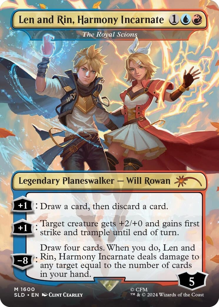 Len and Rin Harmony Incarnate - The Royal Scions (1600) [SLD] - MTG Single