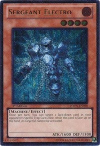 Sergeant Electro (UTR) (90) (PHSW) - YuGiOh Single