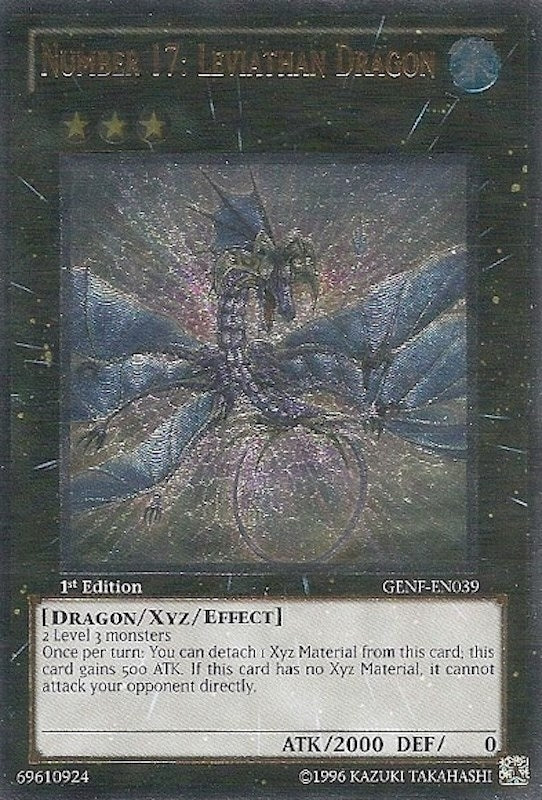 Number 17: Leviathan Dragon (UTR) (39) (GENF) - YuGiOh Single