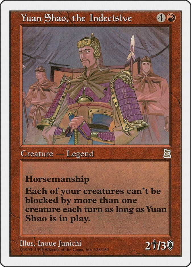 Yuan Shao the Indecisive (128) [PTK] - MTG Single