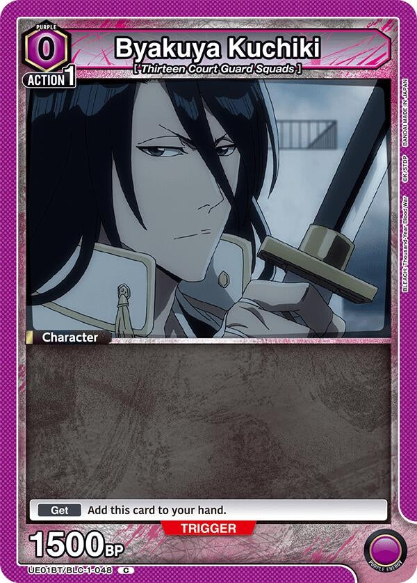 Byakuya Kuchiki (048) (Box Topper Foil) (11048) [UE01BT] - Union Arena Single