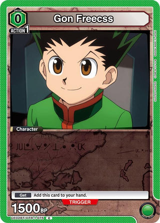 Gon Freecss (075) (Box Topper Foil) (21075) [UE02BT] - Union Arena Single