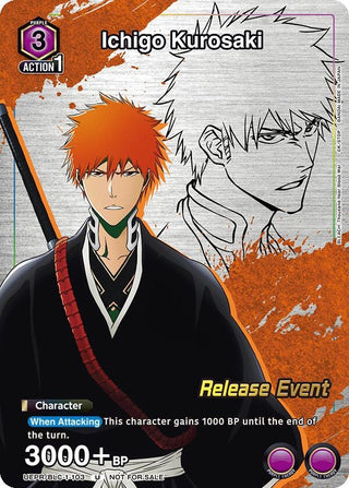 Ichigo Kurosaki (Release Event Participation) (1103) [UE01BT_RE] - Union Arena Single