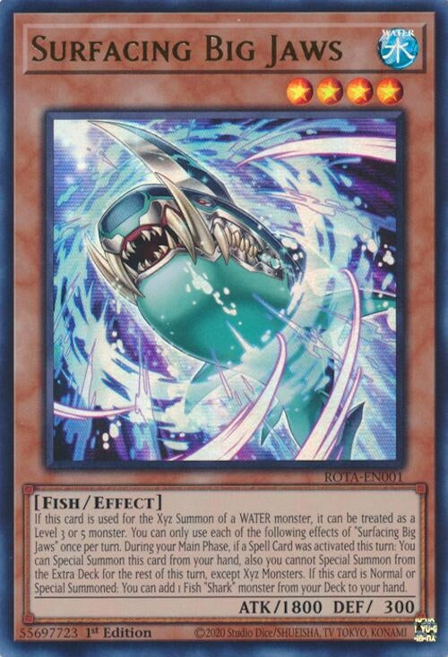 Surfacing Big Jaws (1) (ROTA) - YuGiOh Single