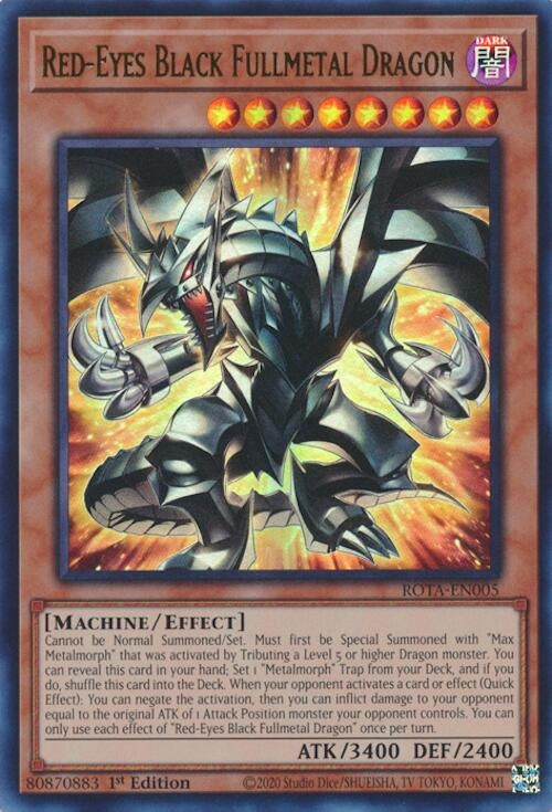 Red-Eyes Black Fullmetal Dragon (5) (ROTA) - YuGiOh Single