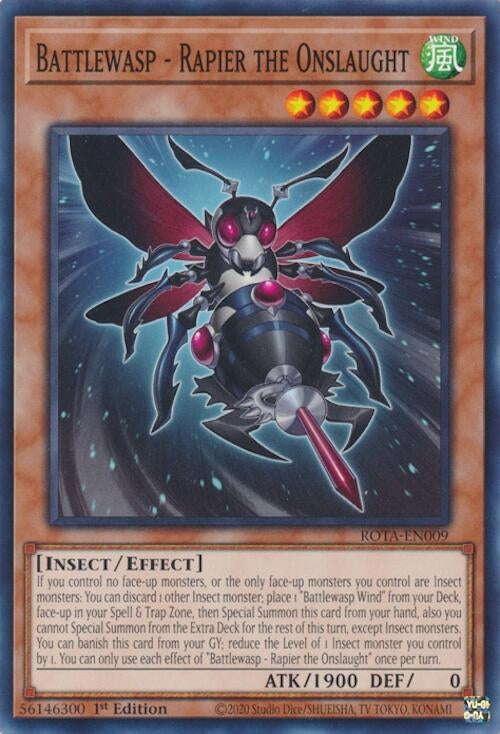 Battlewasp - Rapier the Onslaught (9) (ROTA) - YuGiOh Single