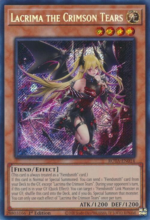 Lacrima the Crimson Tears (14) (ROTA) - YuGiOh Single