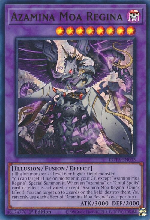 Azamina Moa Regina (33) (ROTA) - YuGiOh Single