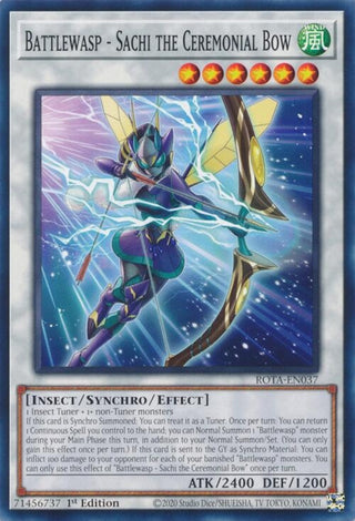Battlewasp - Sachi the Ceremonial Bow (37) (ROTA) - YuGiOh Single