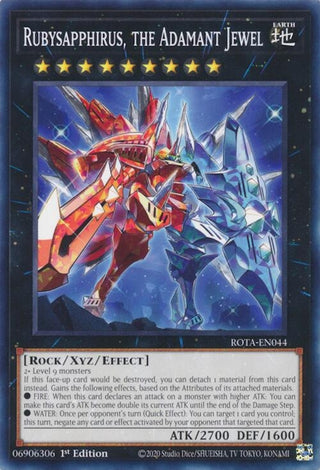 Rubysapphirus the Adamant Jewel (44) (ROTA) - YuGiOh Single