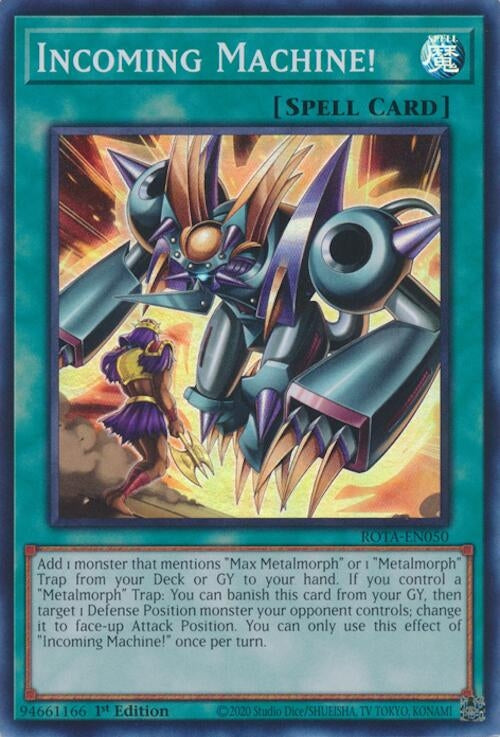 Incoming Machine! (50) (ROTA) - YuGiOh Single