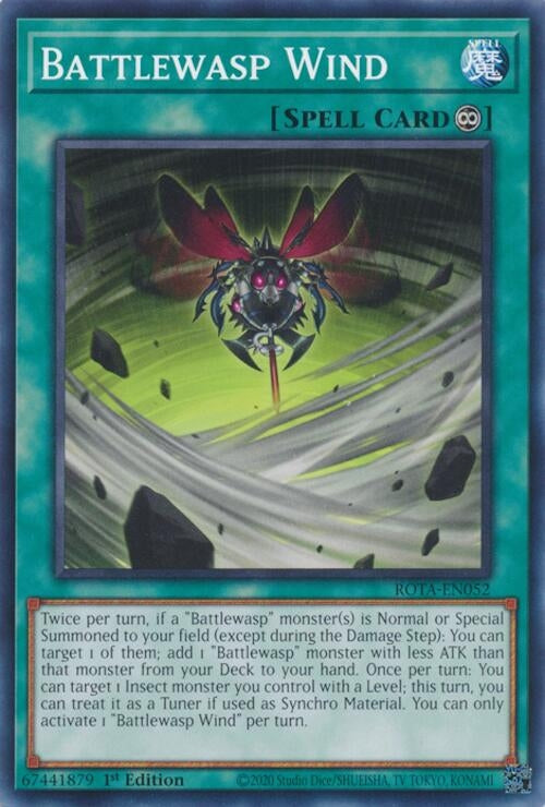 Battlewasp Wind (52) (ROTA) - YuGiOh Single