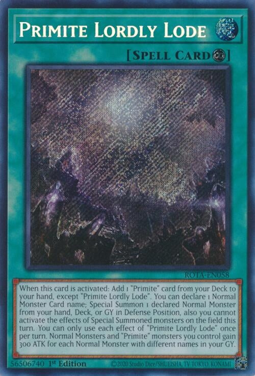 Primite Lordly Lode (58) (ROTA) - YuGiOh Single