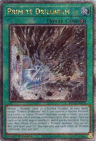Primite Drillbeam (Quarter Century Secret Rare) (60) (ROTA) - YuGiOh Single