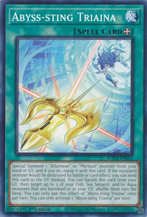 Abyss-sting Triaina (62) (ROTA) - YuGiOh Single