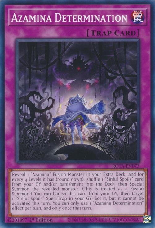 Azamina Determination (73) (ROTA) - YuGiOh Single