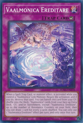Vaalmonica Ereditare (78) (ROTA) - YuGiOh Single