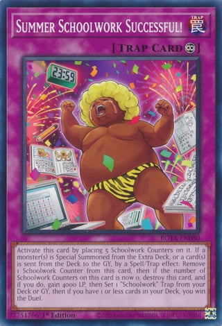 Summer Schoolwork Successful! (80) (ROTA) - YuGiOh Single
