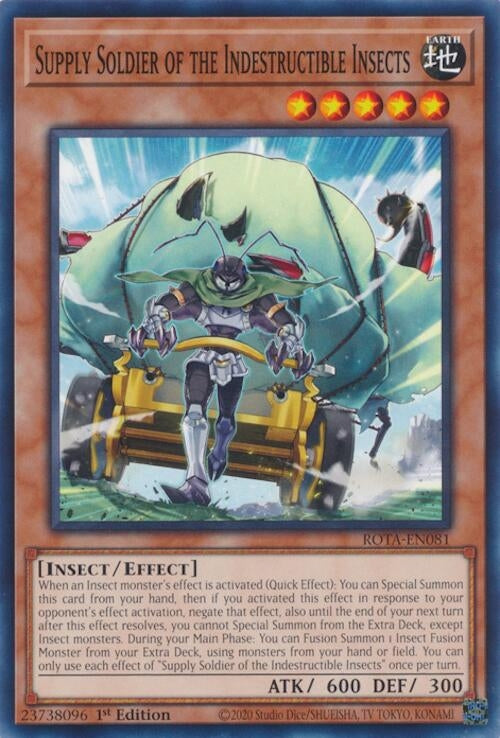 Supply Soldier of the Indestructible Insects (81) (ROTA) - YuGiOh Single