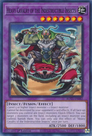 Heavy Cavalry of the Indestructible Insects (82) (ROTA) - YuGiOh Single
