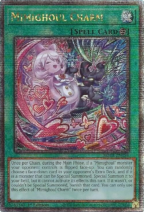 Mimighoul Charm (Quarter Century Secret Rare) (96) (ROTA) - YuGiOh Single