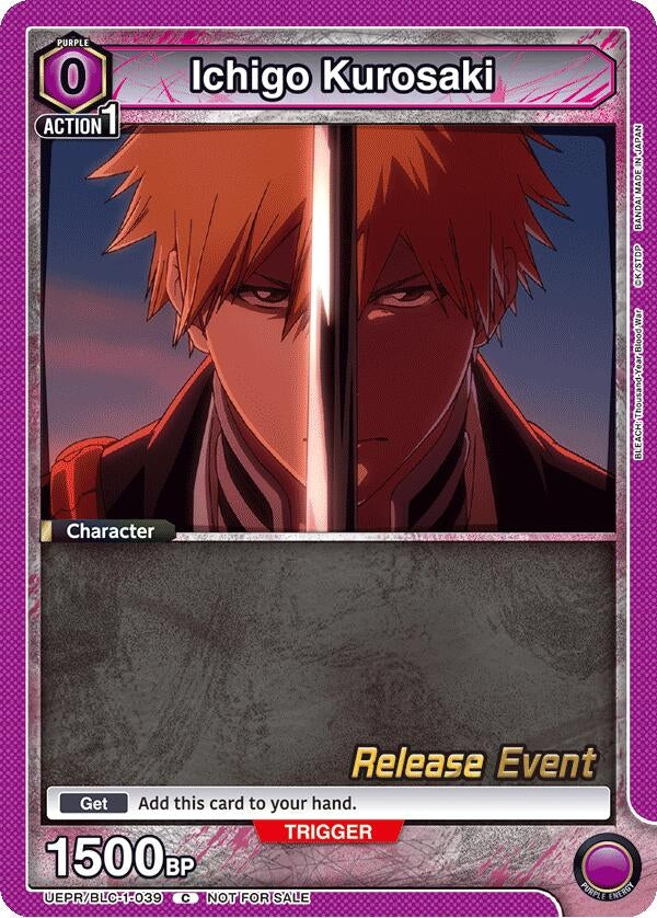 Ichigo Kurosaki (039) (11039) [UE01BT_RE] - Union Arena Single