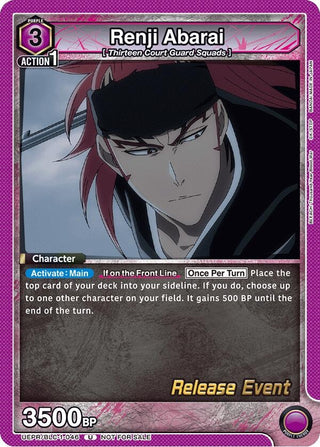 Renji Abarai (046) (11046) [UE01BT_RE] - Union Arena Single