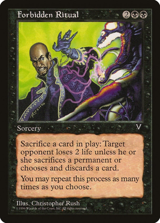 Forbidden Ritual [VIS] - MTG Single