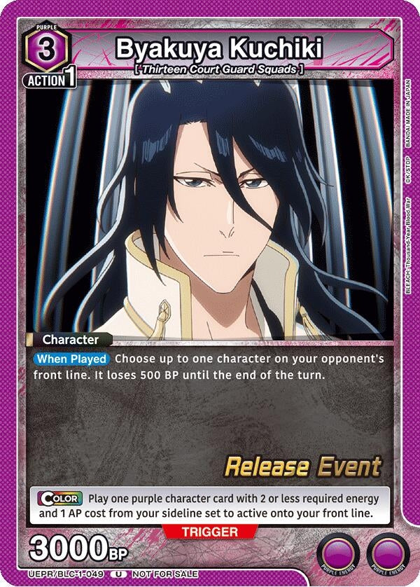 Byakuya Kuchiki (049) (11049) [UE01BT_RE] - Union Arena Single
