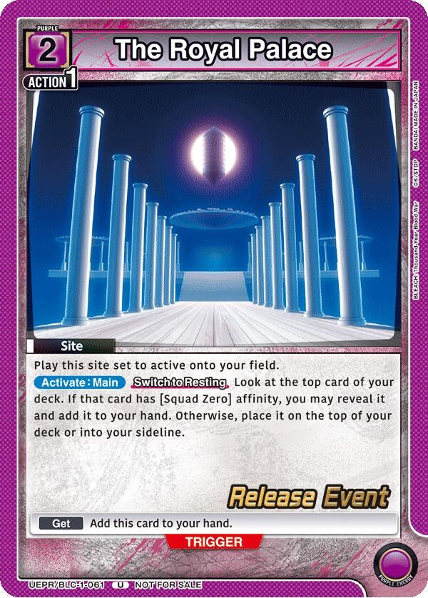 The Royal Palace (11061) [UE01BT_RE] - Union Arena Single