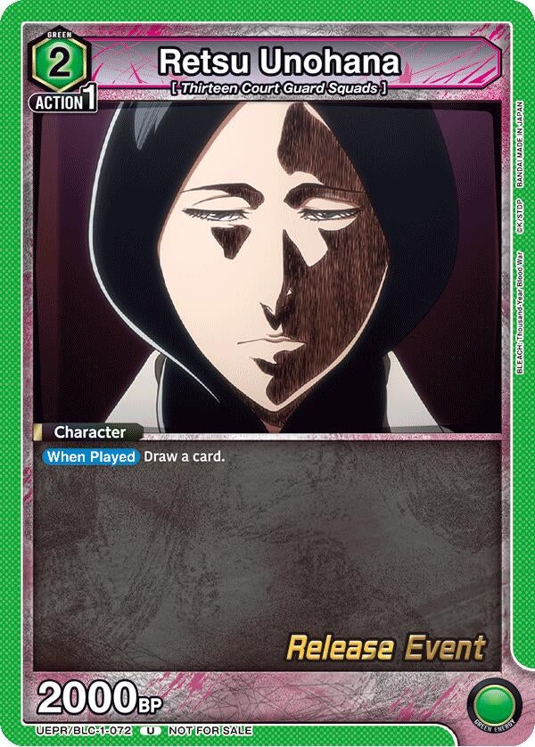 Retsu Unohana (072) (11072) [UE01BT_RE] - Union Arena Single