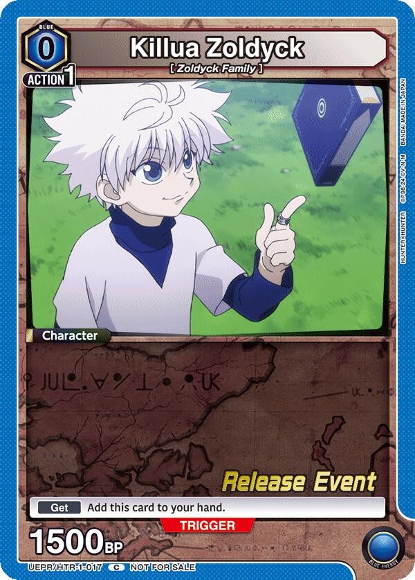 Killua Zoldyck (017) (21017) [UE02BT_RE] - Union Arena Single