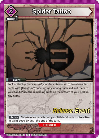 Spider Tattoo (21064) [UE02BT_RE] - Union Arena Single