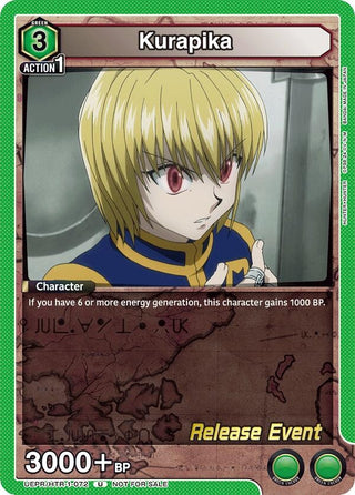 Kurapika (072) (21072) [UE02BT_RE] - Union Arena Single