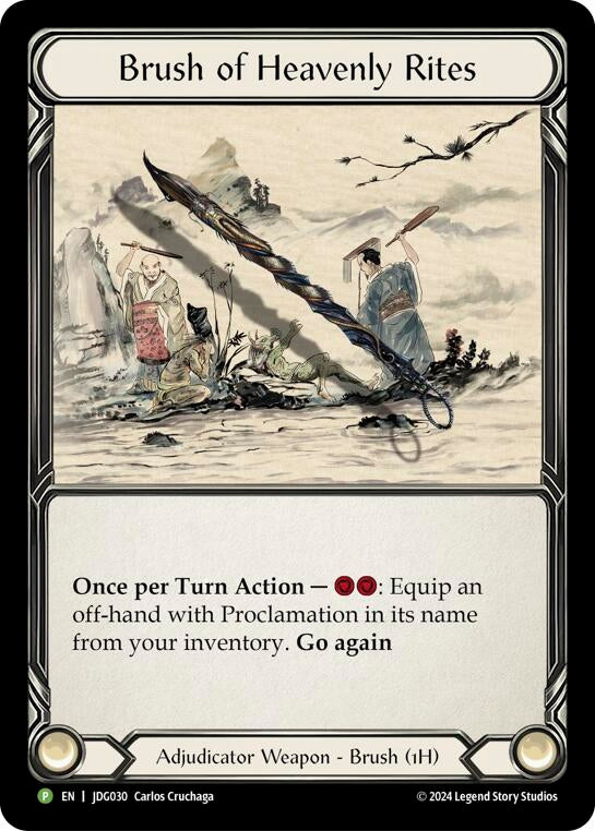 Brush of Heavens Rites - JDG030 (30) [PR] - Flesh and Blood TCG Single