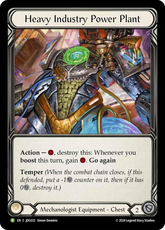 Heavy Industry Power Plant - JDG032 (32) [PR] - Flesh and Blood TCG Single