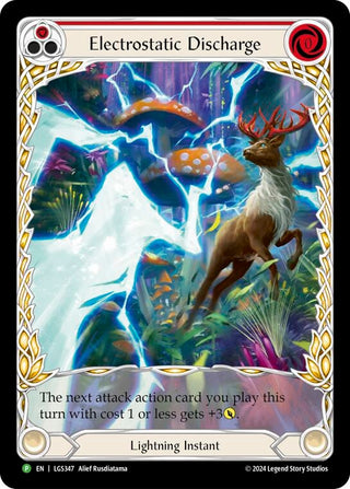 Electrostatic Discharge (Red) (Extended Art) - LGS347 (347) [PR] - Flesh and Blood TCG Single