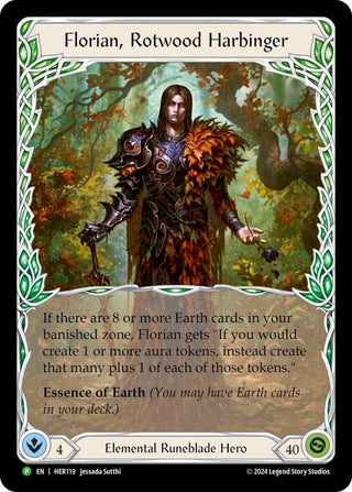 Florian Rotwood Harbinger - HER119 (119) [PR] - Flesh and Blood TCG Single