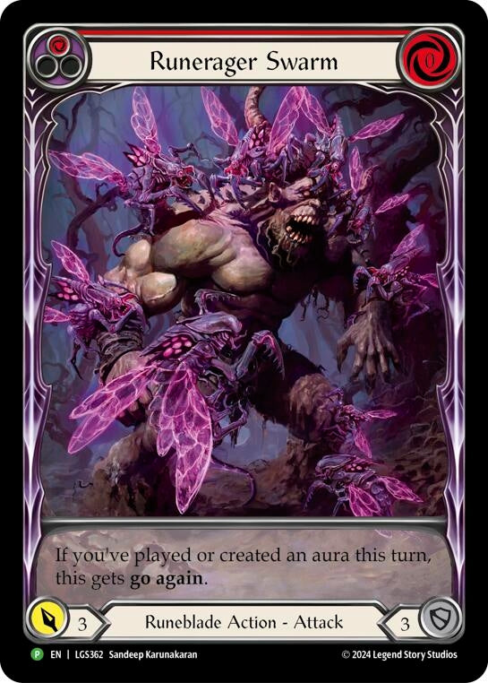 Runeranger Swarm (Red) (Extended Art) - LGS362 (362) [PR] - Flesh and Blood TCG Single