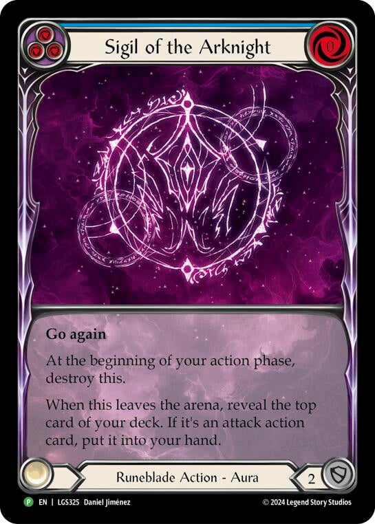 Sigil of the Arknight (Extended Art) - LGS325 (325) [PR] - Flesh and Blood TCG Single