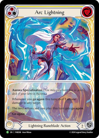 Arc Lightning (Extended Art) - FAB268 (268) [PR] - Flesh and Blood TCG Single
