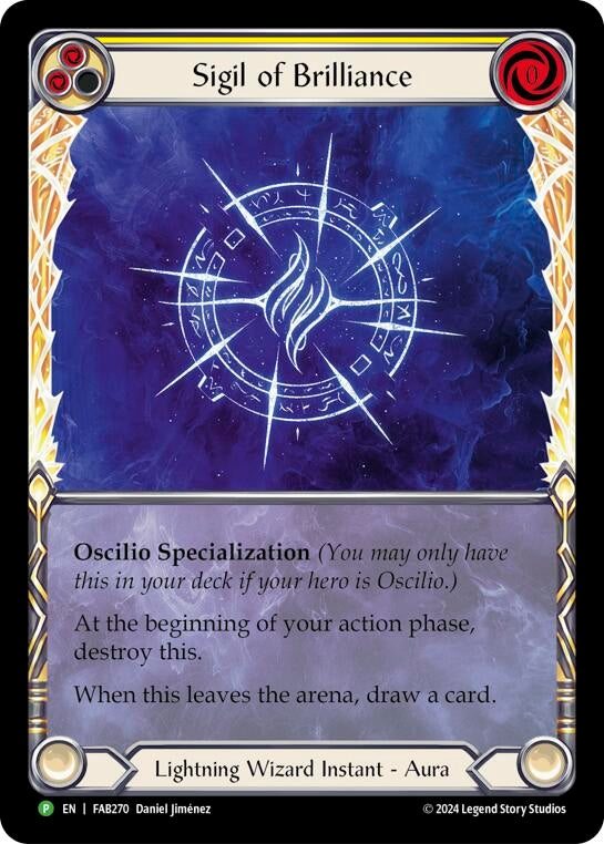 Sigil of Brilliance (Extended Art) - FAB270 (270) [PR] - Flesh and Blood TCG Single