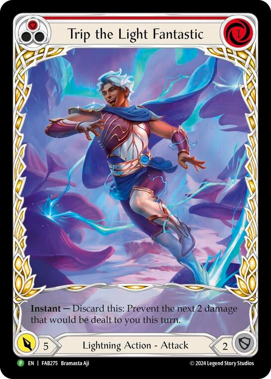 Image for Trip the Light Fantastic (Red) (Extended Art) - FAB275 (FAB275) - Flesh and Blood TCG