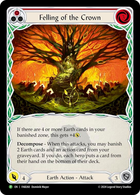 Felling of the Crown - FAB260 (260) [PR] - Flesh and Blood TCG Single