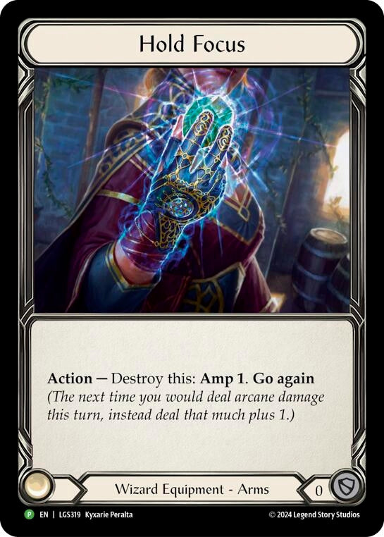 Hold Focus - LGS319 (319) [PR] - Flesh and Blood TCG Single