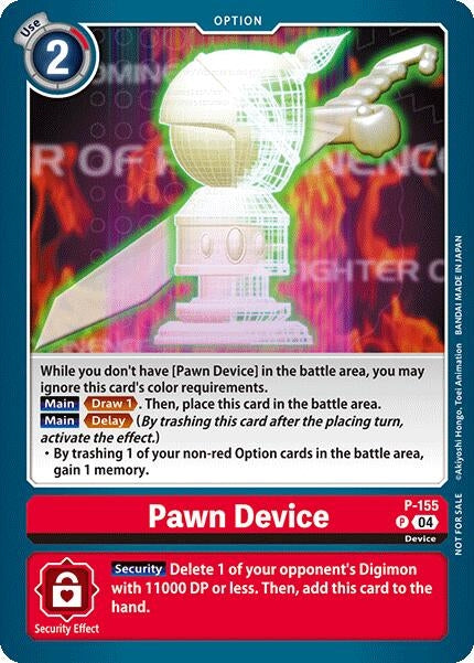 Pawn Device (Store Tournament 2024 Oct. - Dec. Participation Pack) (155) [D-PR] - Digimon Card Game Single