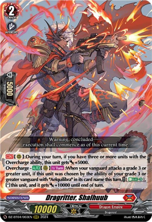 Dragritter Shalhuub (4003) [DZ-BT04] - Cardfight Vanguard Single