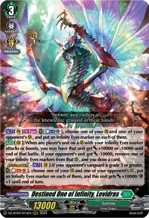 Destined One of Infinity Levidras (4013) [DZ-BT04] - Cardfight Vanguard Single