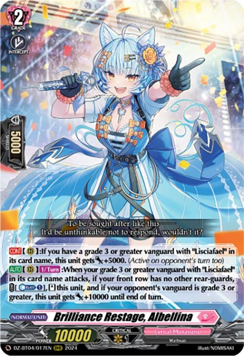 Brilliance Restage Albellina (4017) [DZ-BT04] - Cardfight Vanguard Single
