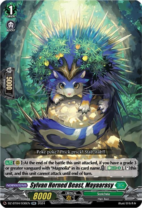 Sylvan Horned Beast Mayaarasy (4036) [DZ-BT04] - Cardfight Vanguard Single